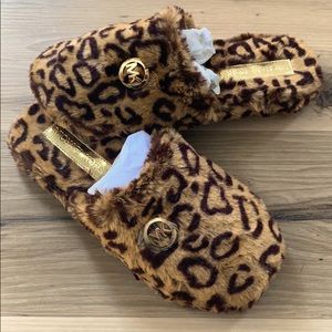 michael kors cheetah slippers